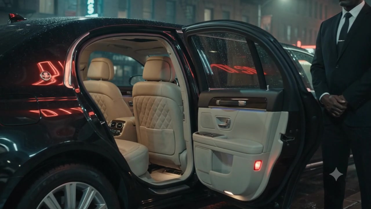 The Chauffeur under the streetlights
