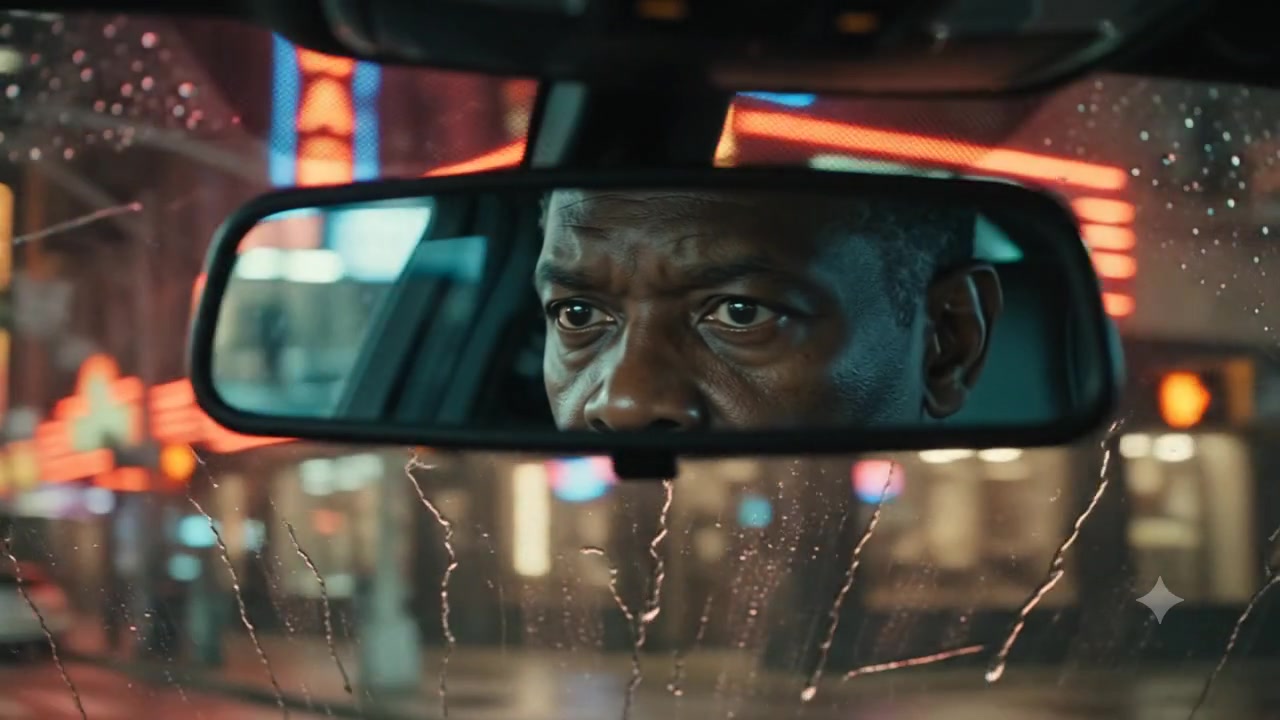 Eyes in the rearview mirror